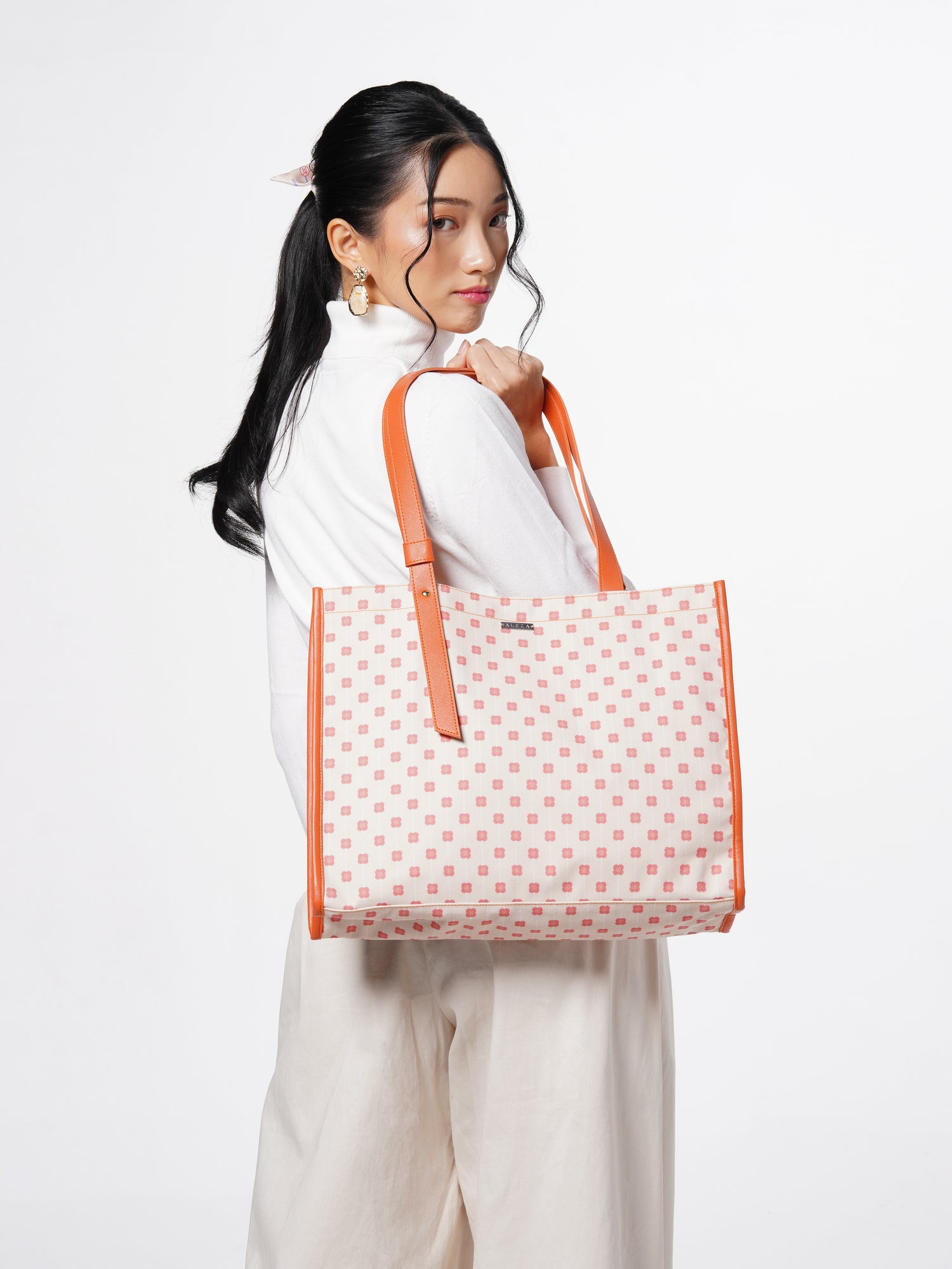 Ilene Tote Bag Coral