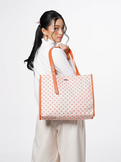 Ilene Tote Bag Coral