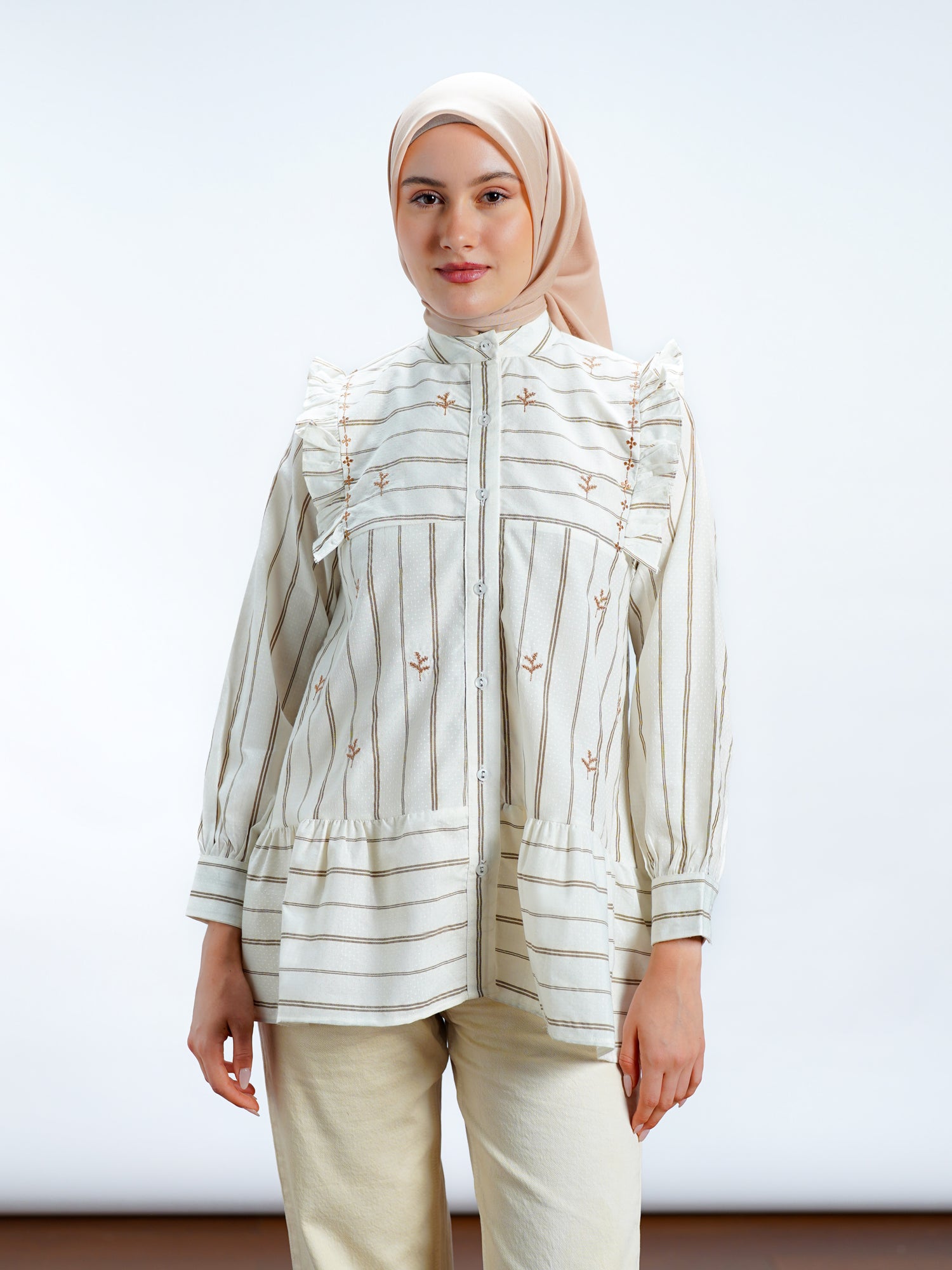 Elnara Shirt Brown