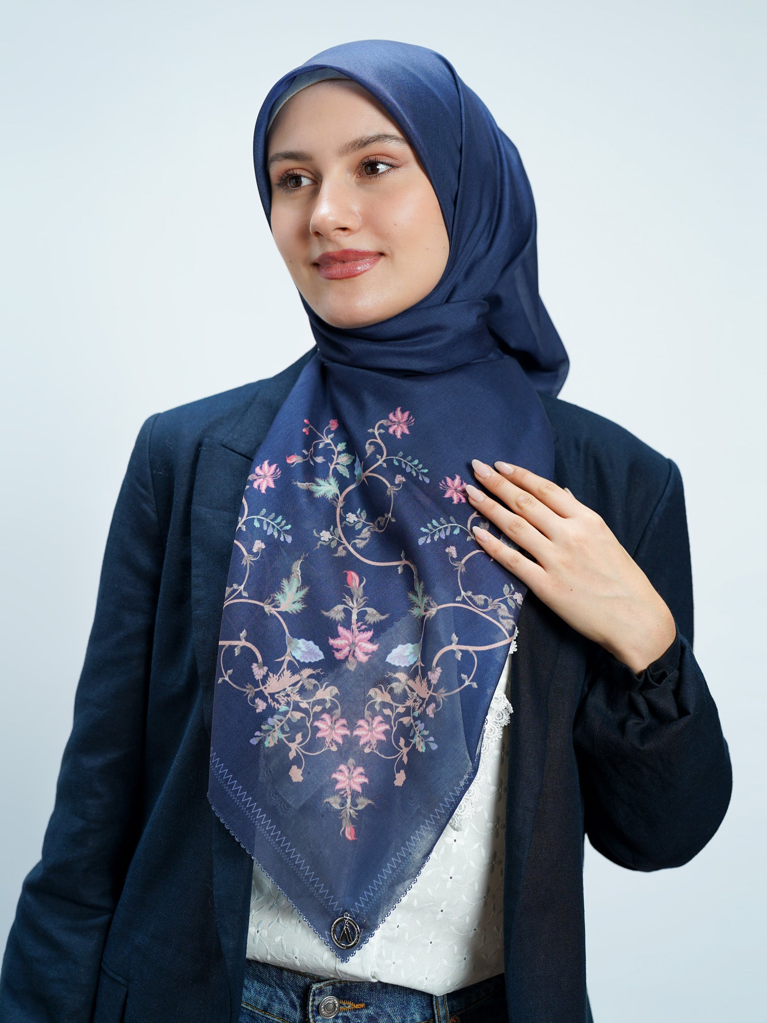 Jiera Scarves Midnight Blue