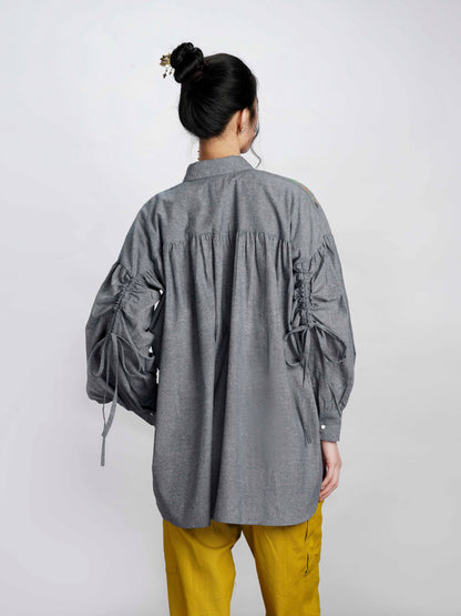 Agni Shirt Blue Gray