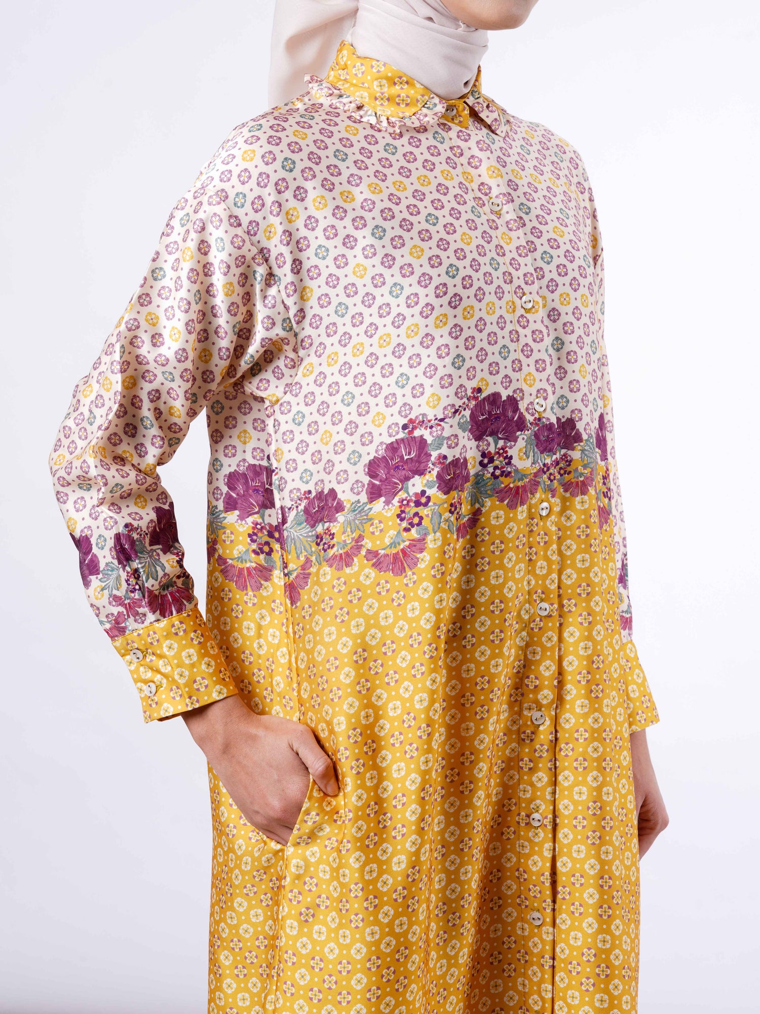 Maliza Dress Mustard