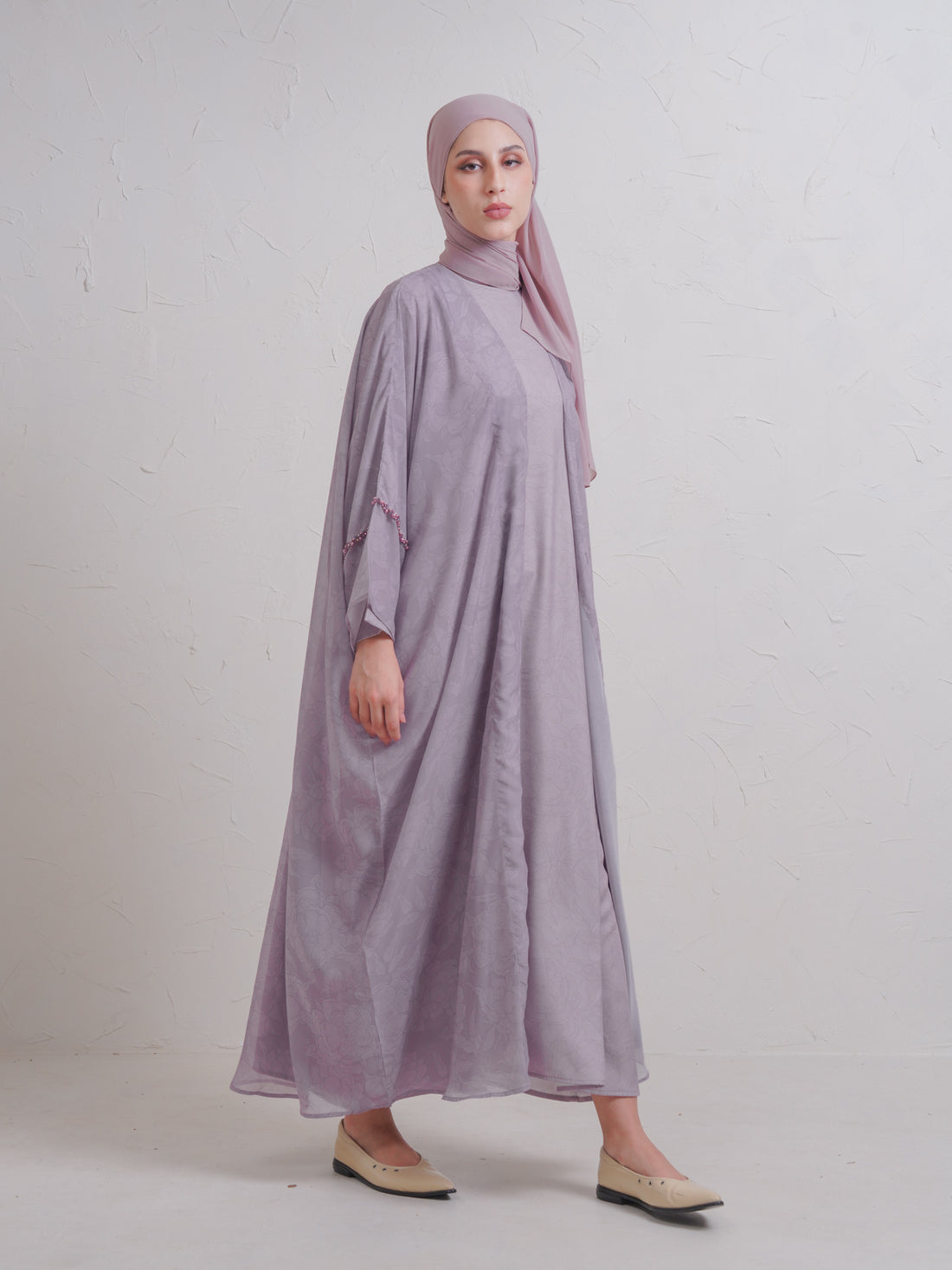 Amani Abaya Set Mauve