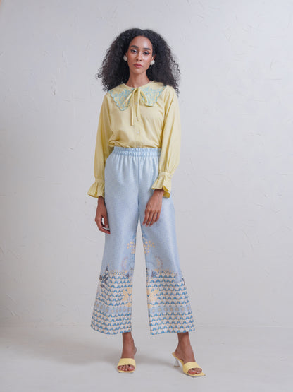 Mina Pants Light Blue