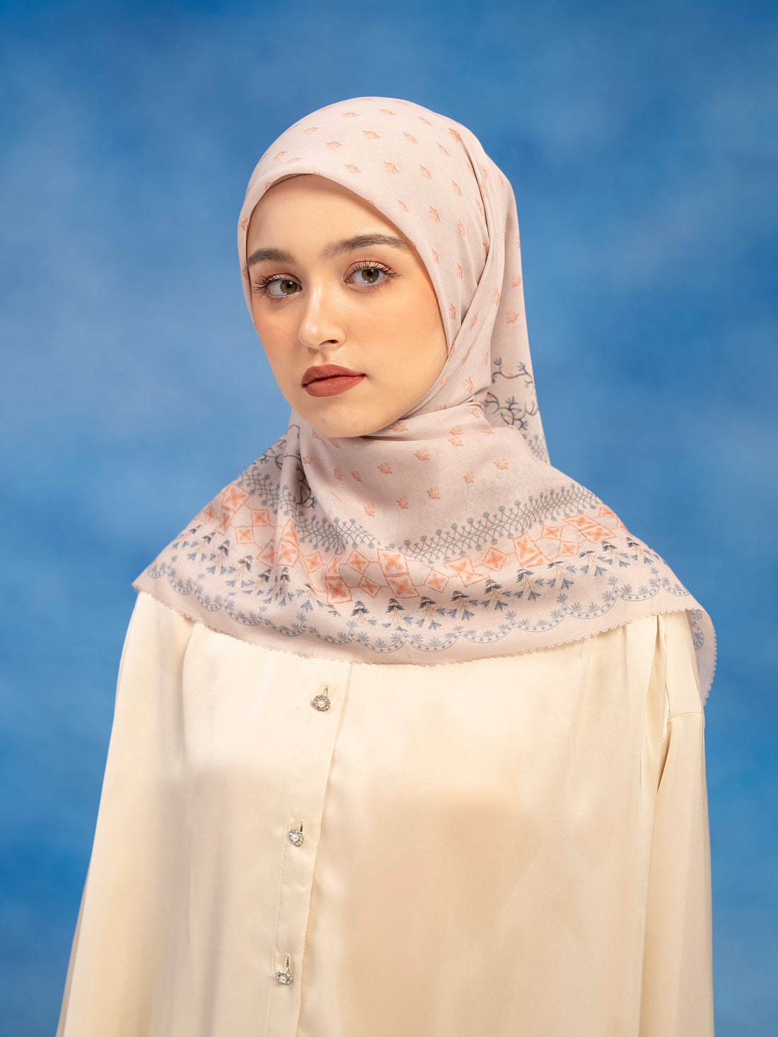 Carla Scarves Light Orange