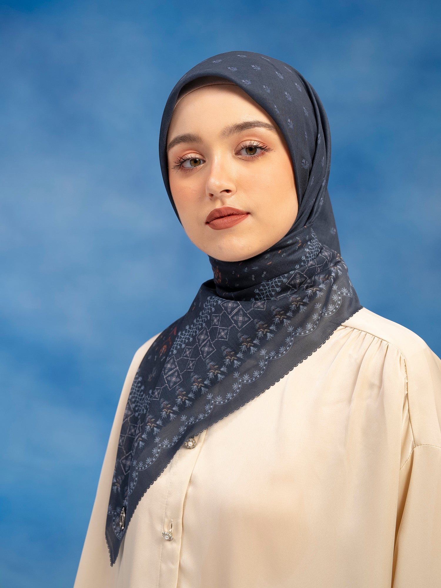 Carla Scarves Midnight Blue