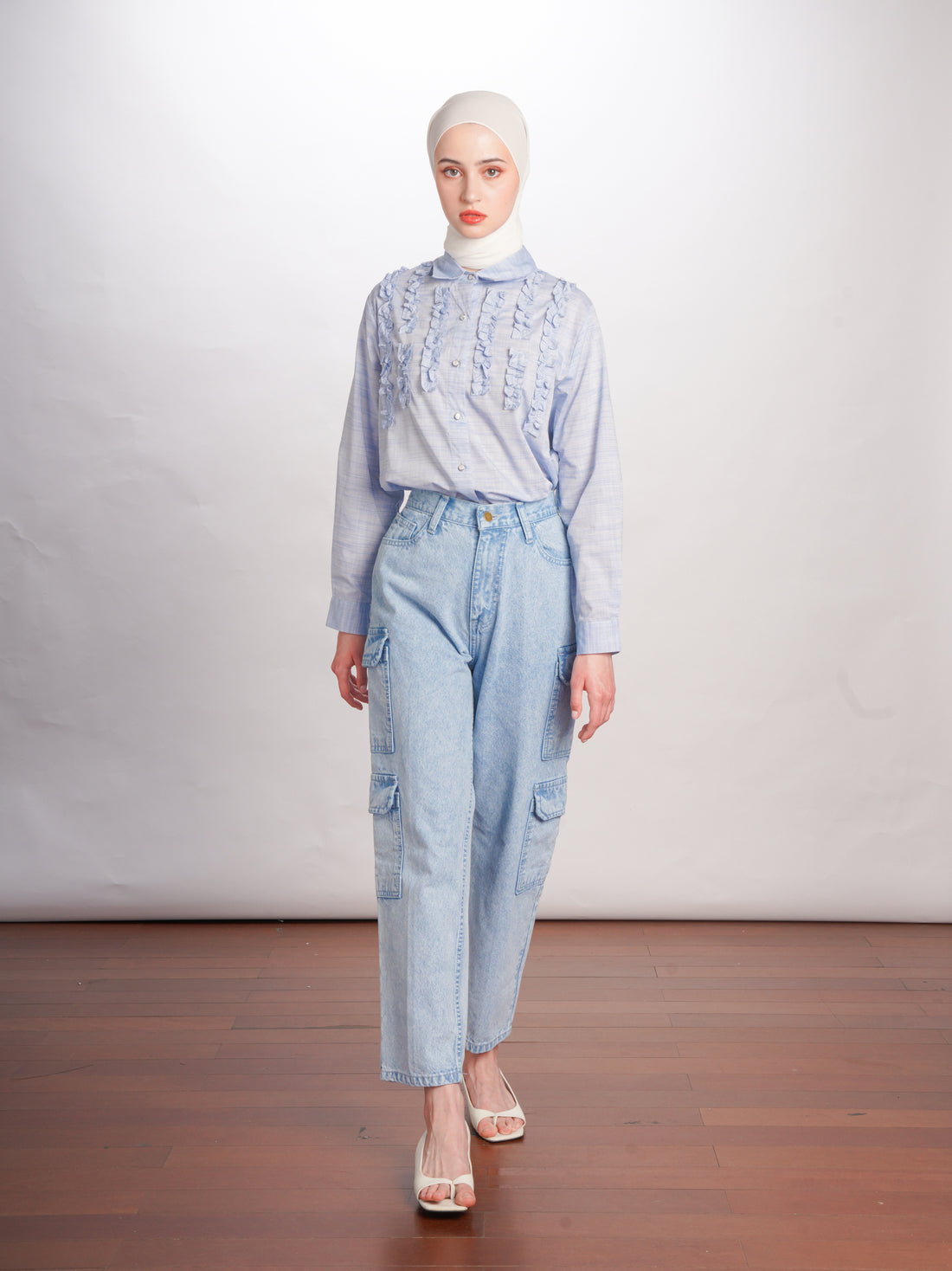 Rue Denim Pants Light Blue