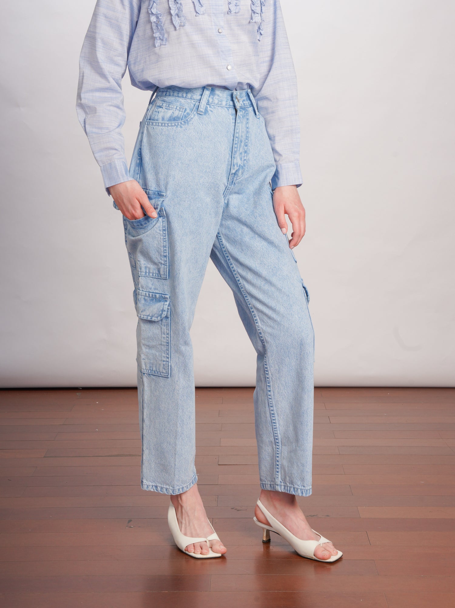 Rue Denim Pants Light Blue