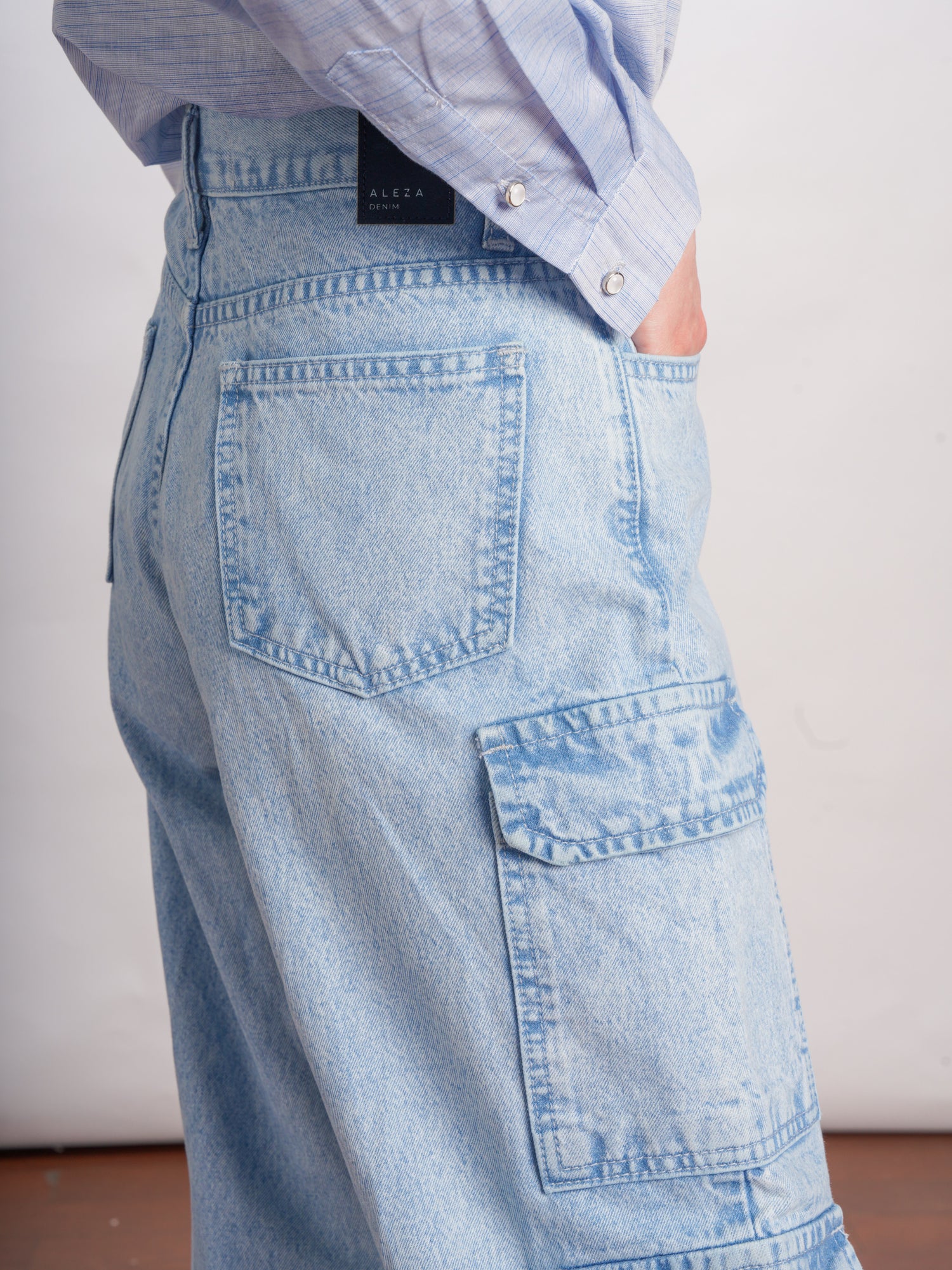 Rue Denim Pants Light Blue