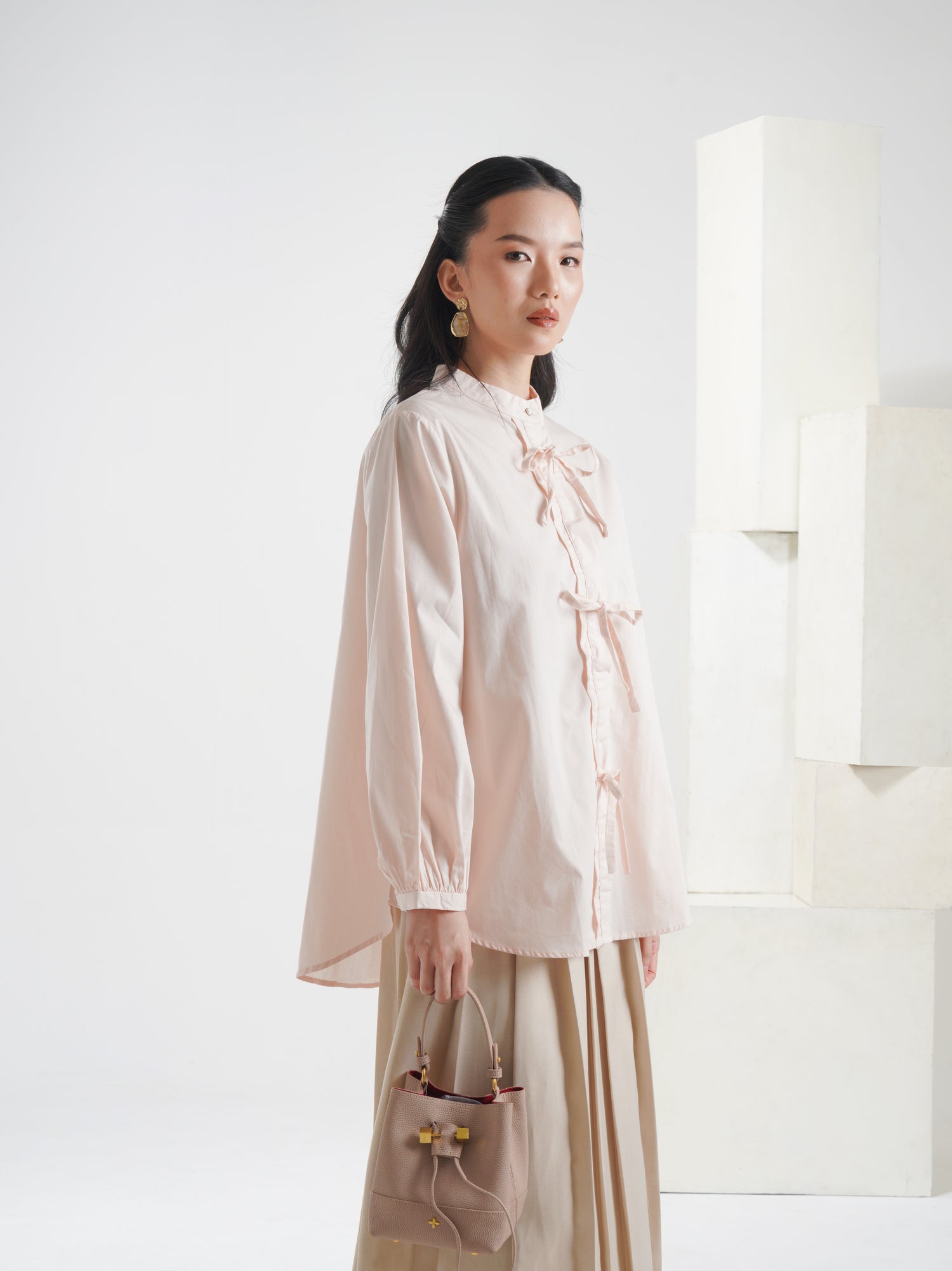 Seza Shirt Pale Pink