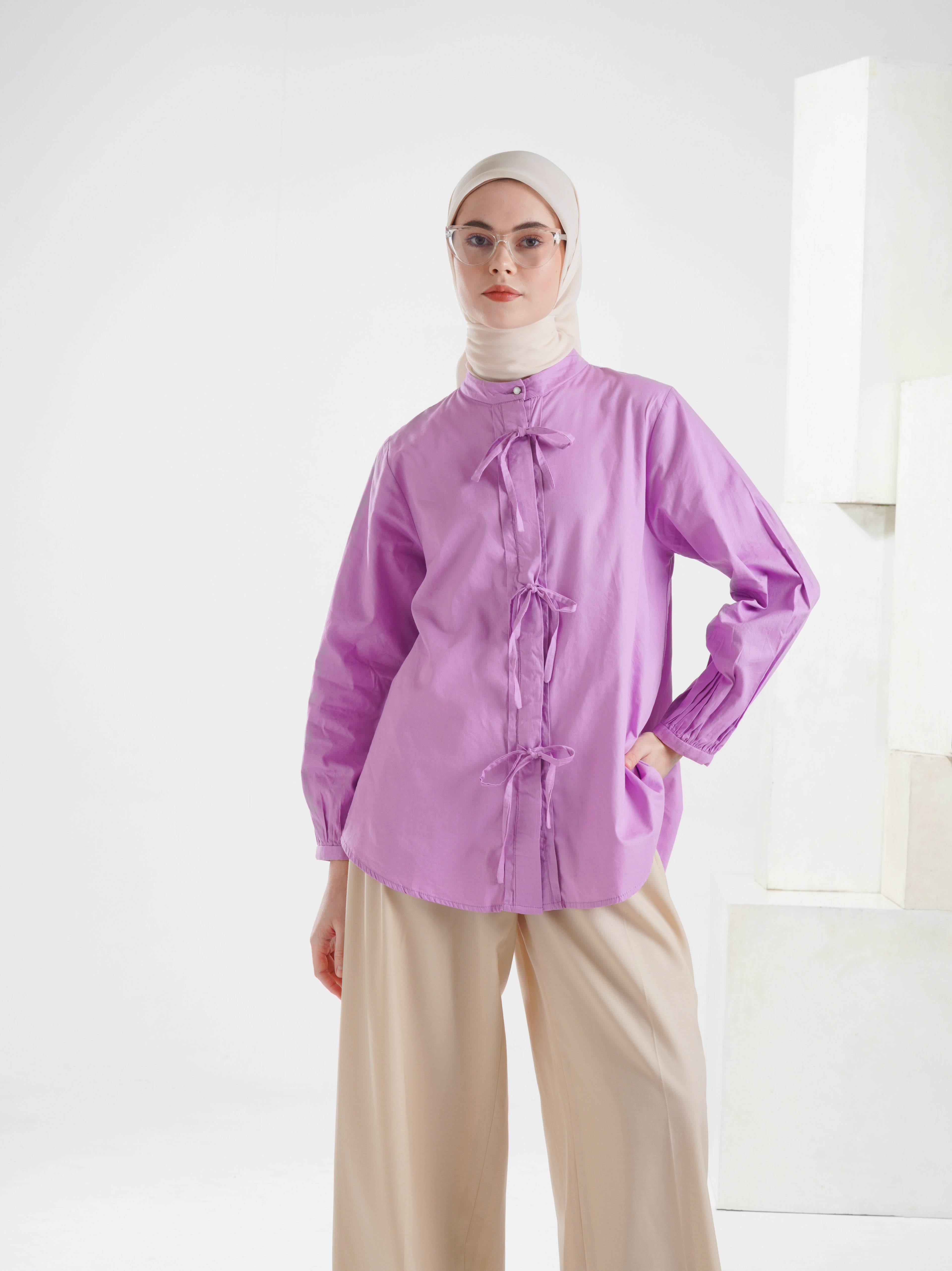 Seza Shirt Light Purple