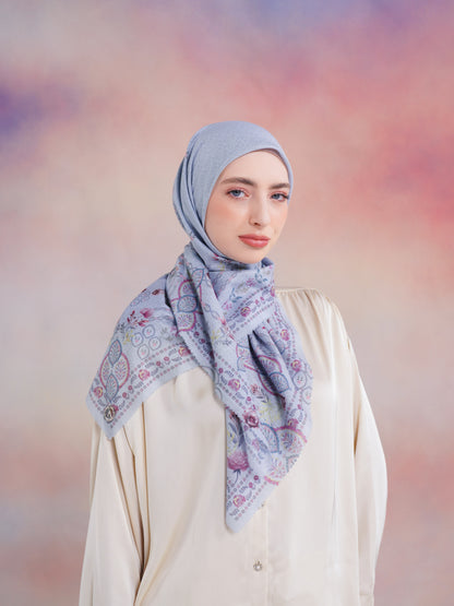 Kiera Scarves Light Blue