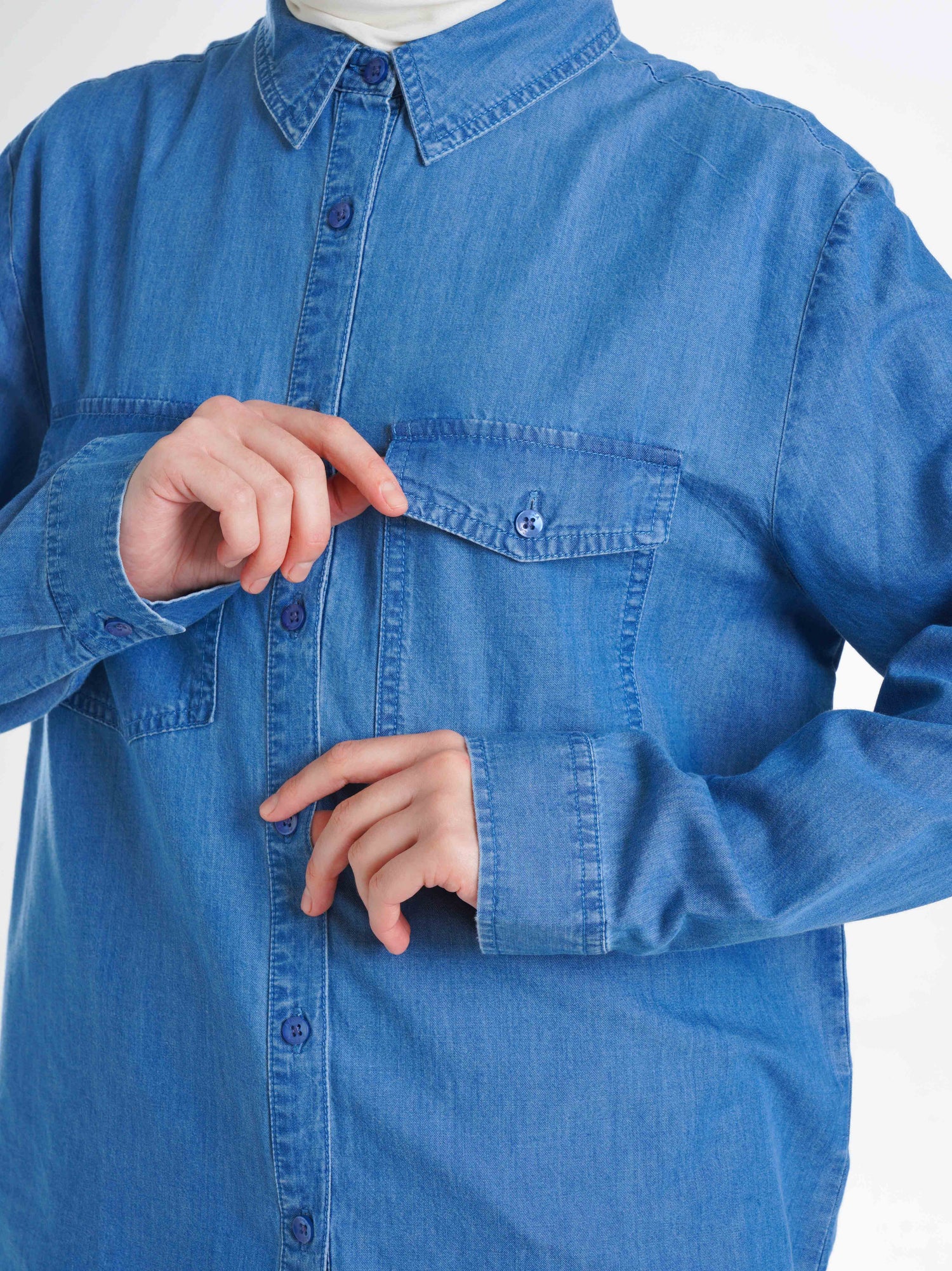 Han Denim Shirt Blue