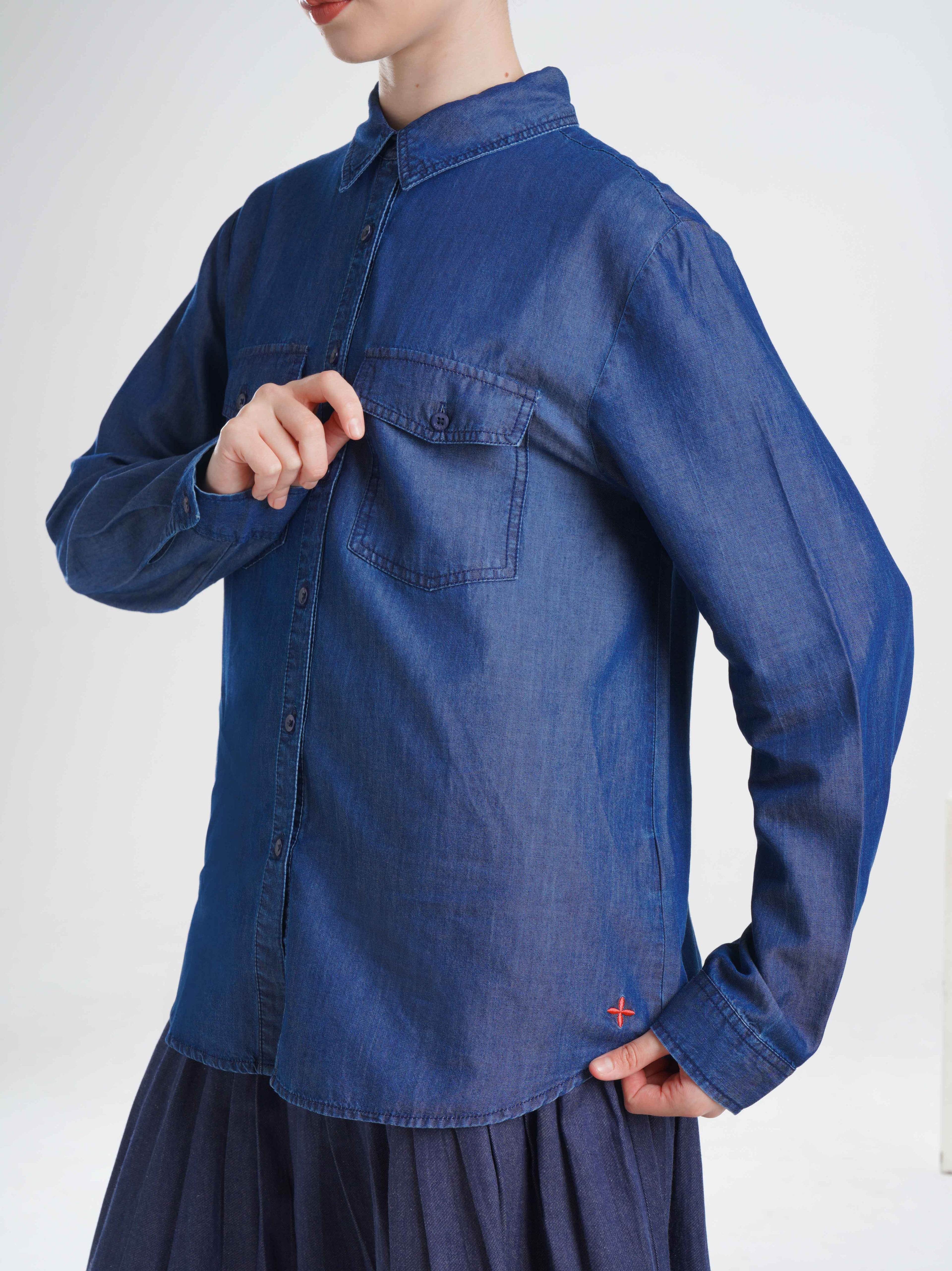 Han Denim Shirt Navy