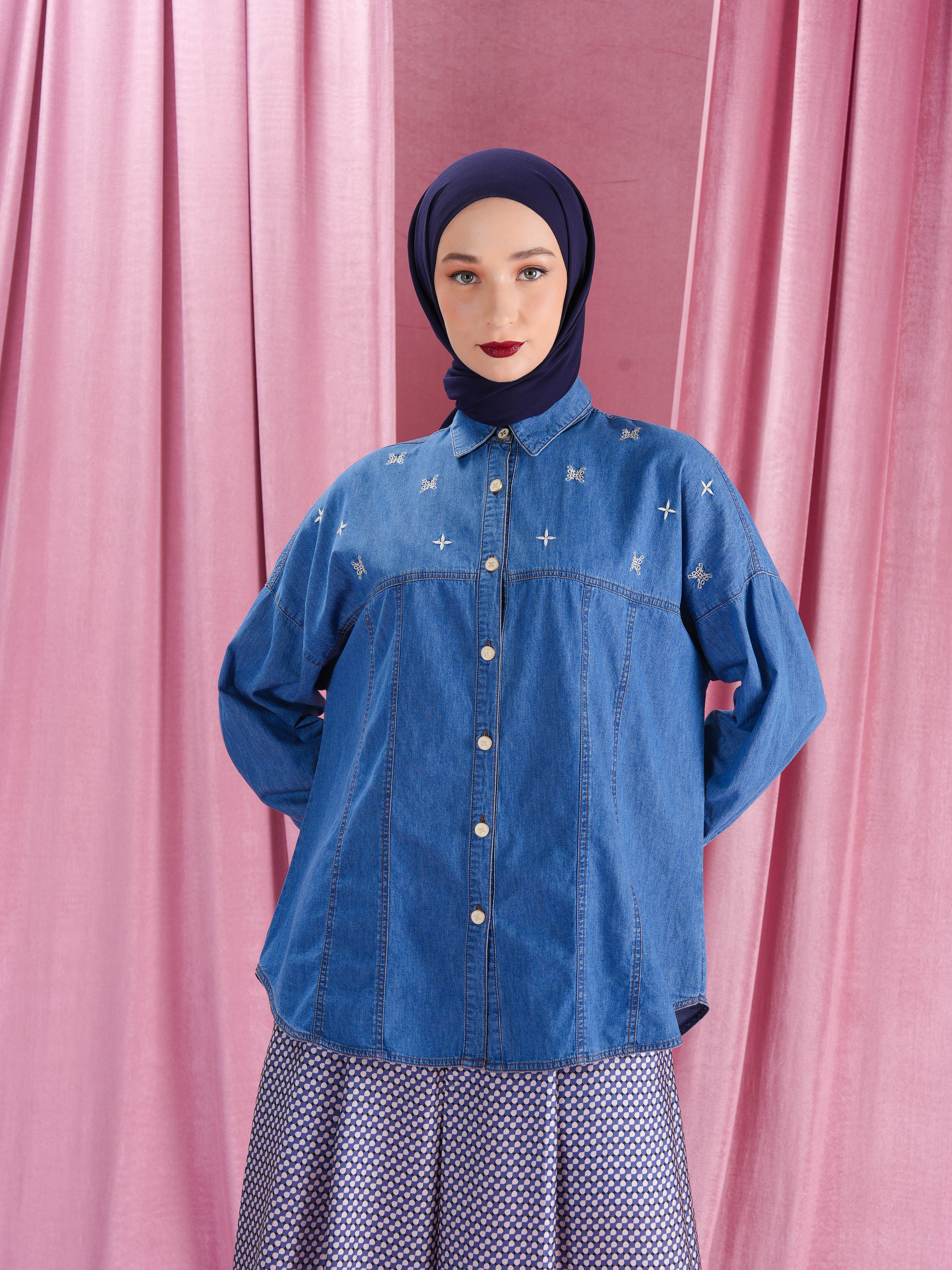 Maisy Denim Shirt Blue Denim