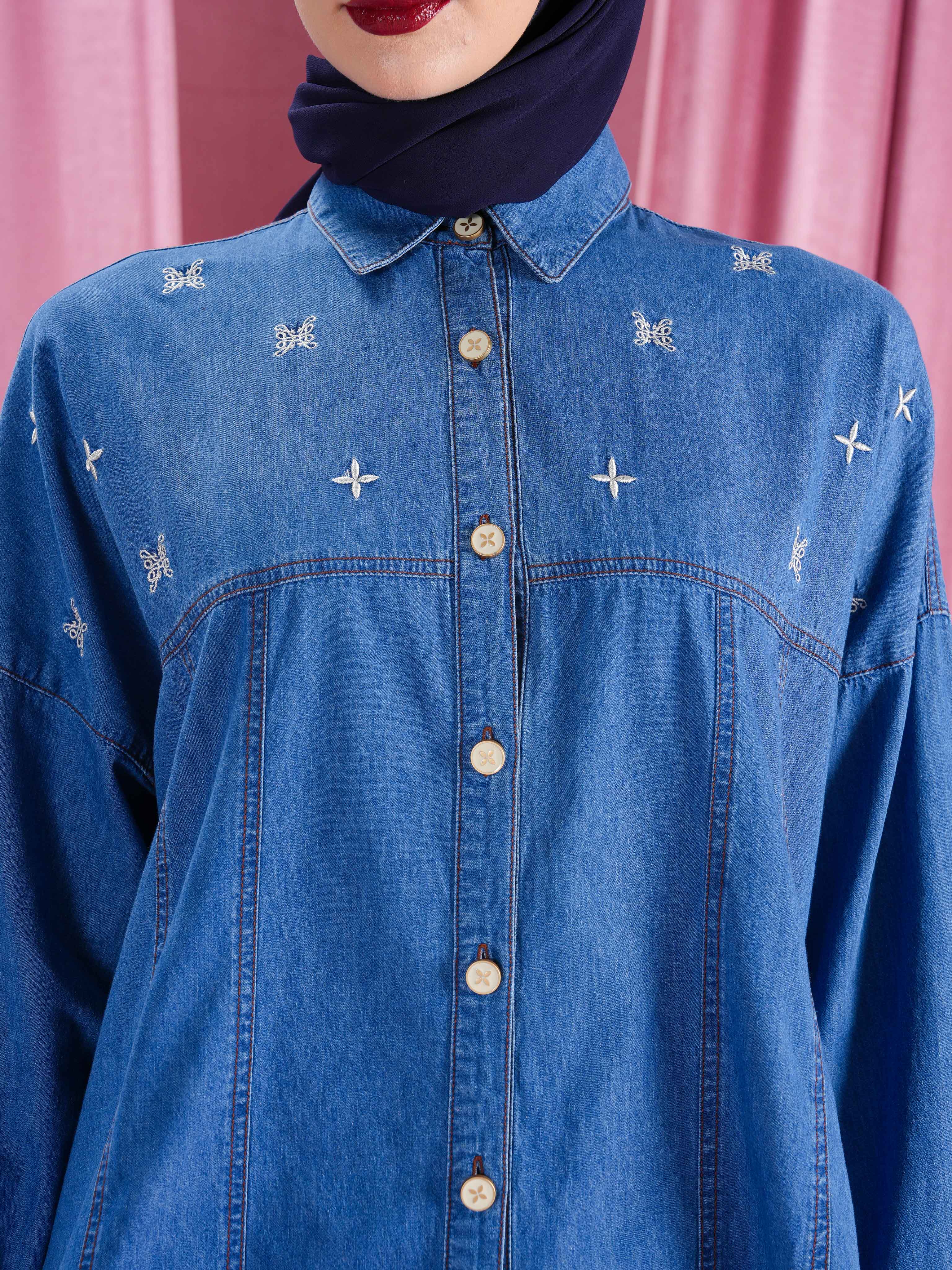 Maisy Denim Shirt Blue Denim