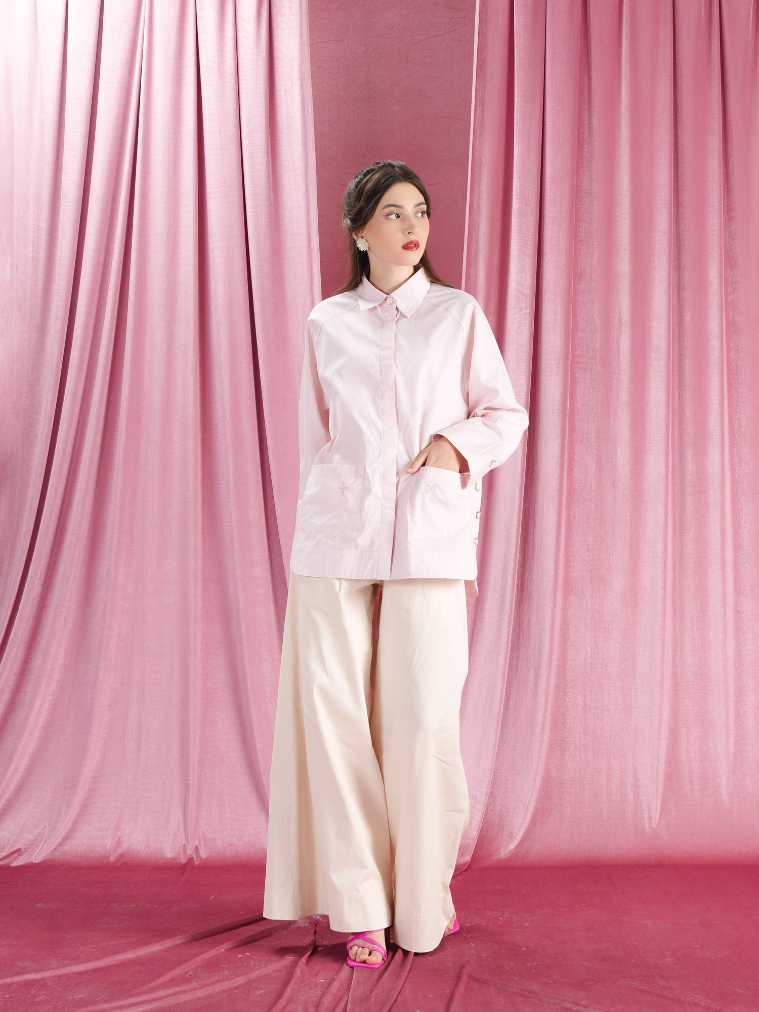 Saina Shirt Pale Pink