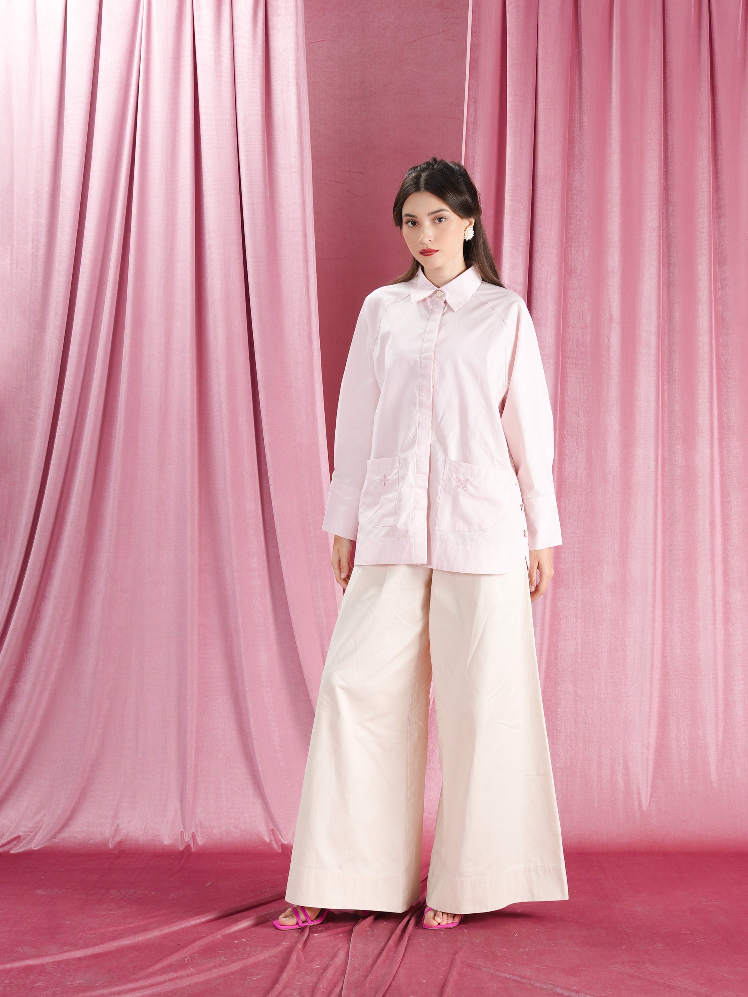 Saina Shirt Pale Pink