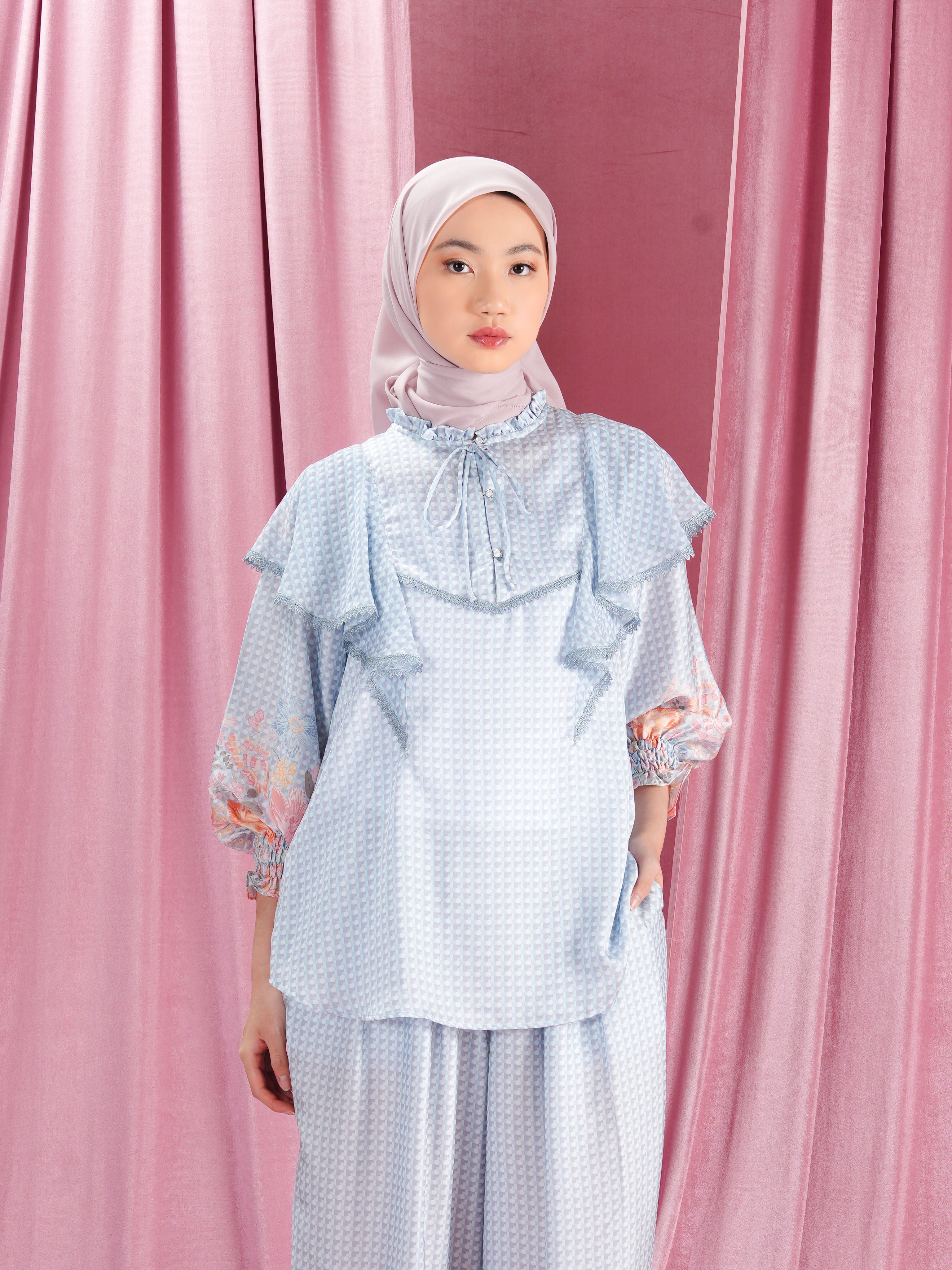 Auzha Top Light Blue